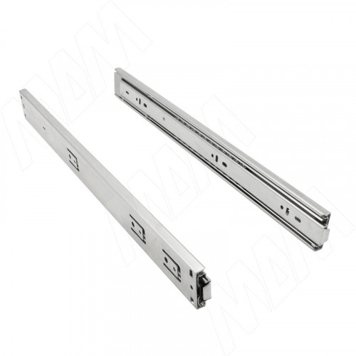 VEKTOR BS45 PUSH-TO-OPEN направляющие 400 мм, шариковые, h45, полн. выдвижения, с толкателем (1045-16PT)