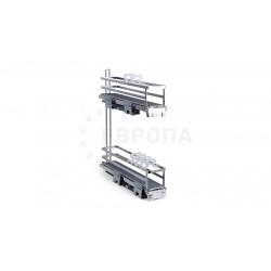 BOYARD Бутылочница PUSH в секцию 150 мм FLORA KR05/1/4/150/L