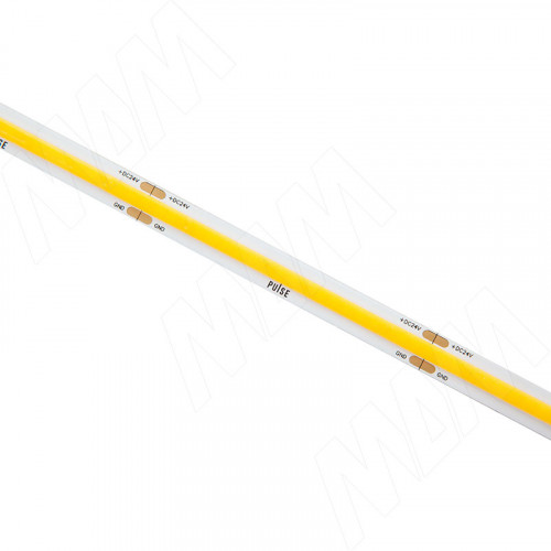 LUX, COB лента светодиодная, 420 диодов, 24V, 5 м, CRI 90, супертеплый белый 2200К, IP20, 10W/1м (LS24-COB-SWW20-10)