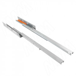 VEKTOR.PRO LT направляющие 550 мм, ниж. крепления, полн. выдвижения, с толкателем, 3D фиксаторы (V.PRO.LT550)